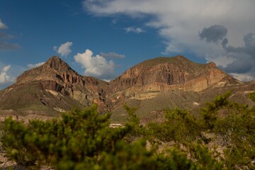 Mountain peak at Big Bend National Park, Texas