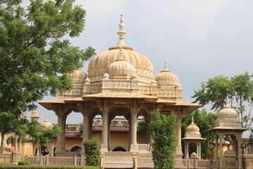 Fototapeta na wymiar Maharaniyon Ki Chhatriyan, Jaipur, Rajasthan 