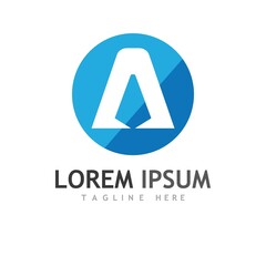 A Letter icon Template