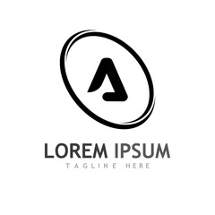 A Letter icon Template