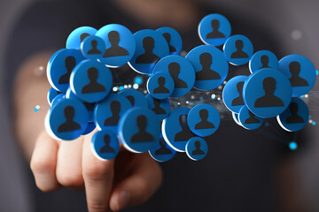 organization chart team concept networking