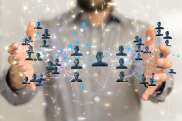 team hierarchy connection group digital