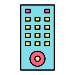  Vector Remote Access Filled Outline Icon Design