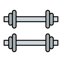 Vector Weight Filled Outline Icon Design