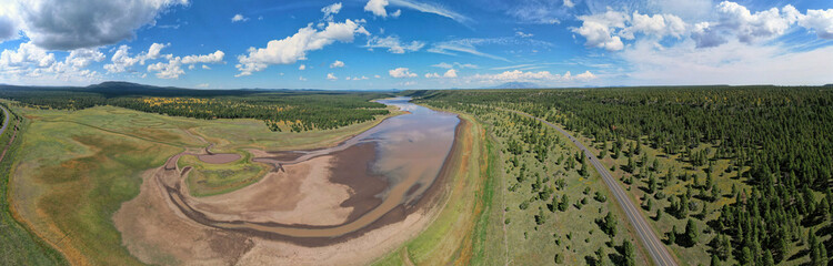 Aerial of Upper Lake Mary