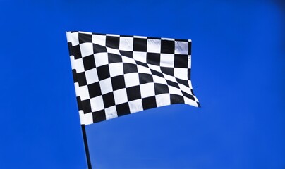 Checkered racing flag