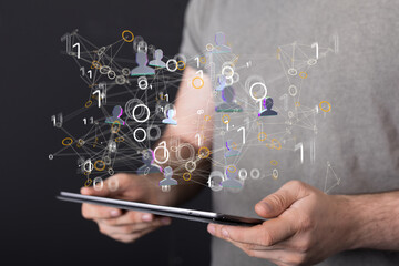 Unity group and teamwork concept