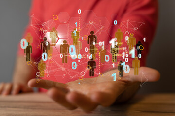 organization chart team concept networking