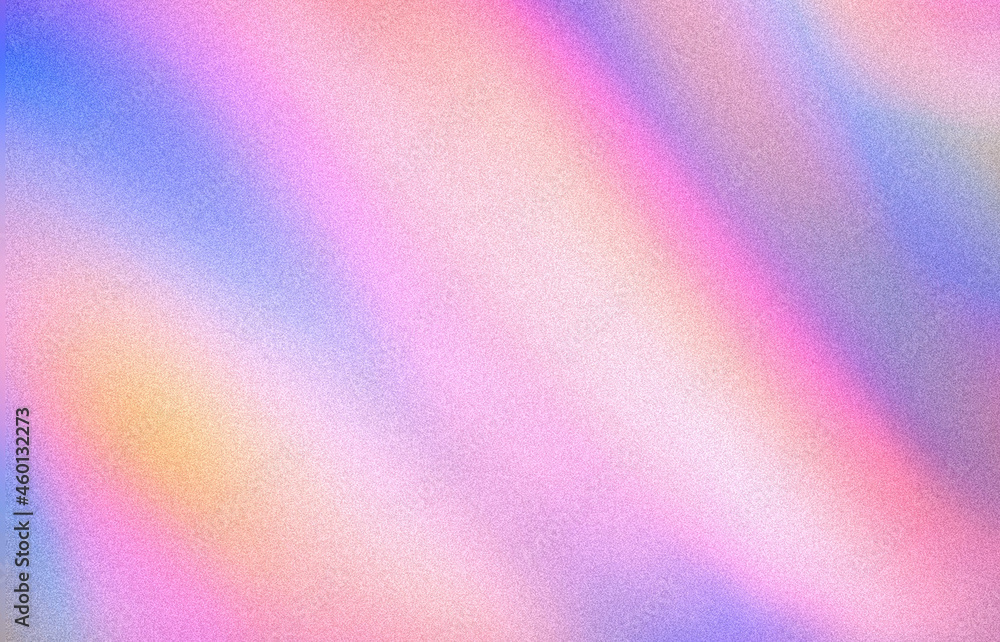 Leinwandbilder abstract pink pastel holographic blurred grainy gradient background texture. colorful digital grain 