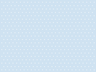 Christmas seamless pattern with white dots on blue background, Christmas decoration, design for Holidays decoration, wrapping paper, print, fabric or textile, Christmas card, vector illustration