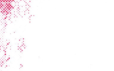 Light Red vector Abstract illustration with colored bubbles in nature style.