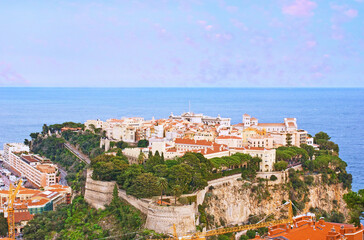 The view of Monaco-Ville