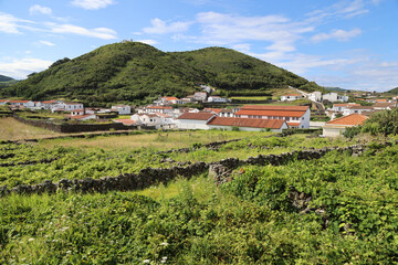 Fototapeta na wymiar Mount da Ajuda near Santa Cruz, Graciosa island, Azores