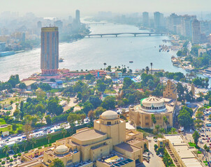 Watch the Nile from Cairo Tower, Egypt