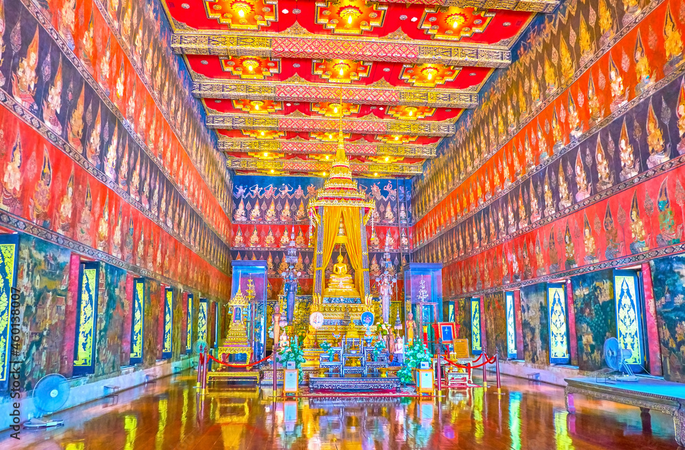 Canvas Prints The interior of Phuttaisawan Royal Hall, Bangkok, Thailand