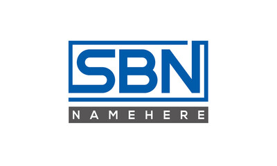 SBN creative three letters logo