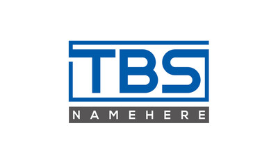 TBS creative three letters logo