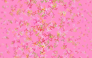 Light Pink, Green vector template with artificial intelligence structure.