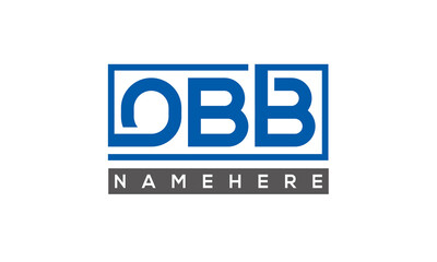 OBB creative three letters logo