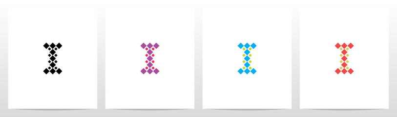 Diamond Square Forming Letter Logo Design I