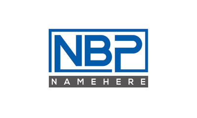 NBP creative three letters logo 