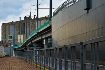 Fototapeta premium overpass, bridge over the street