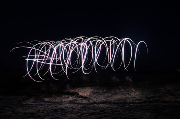 luzes repetitivas em forma de c&iacute;rculos