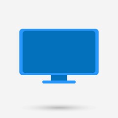 TV icon isolated object. Vector illustration.