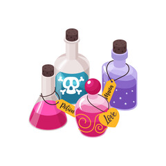 Magical Potions Illustration