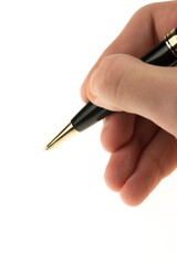 Human Hand with Pen