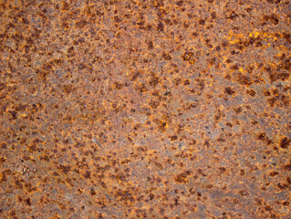 Rusty metal texture close up