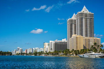 Fototapeta premium Miami Beach Millionaire'S Row