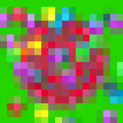 Multicolored tartan abstract background with squares