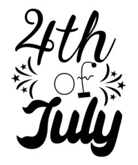 4th of July SVG T-shirt design