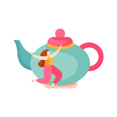 Teapot Flat Icon