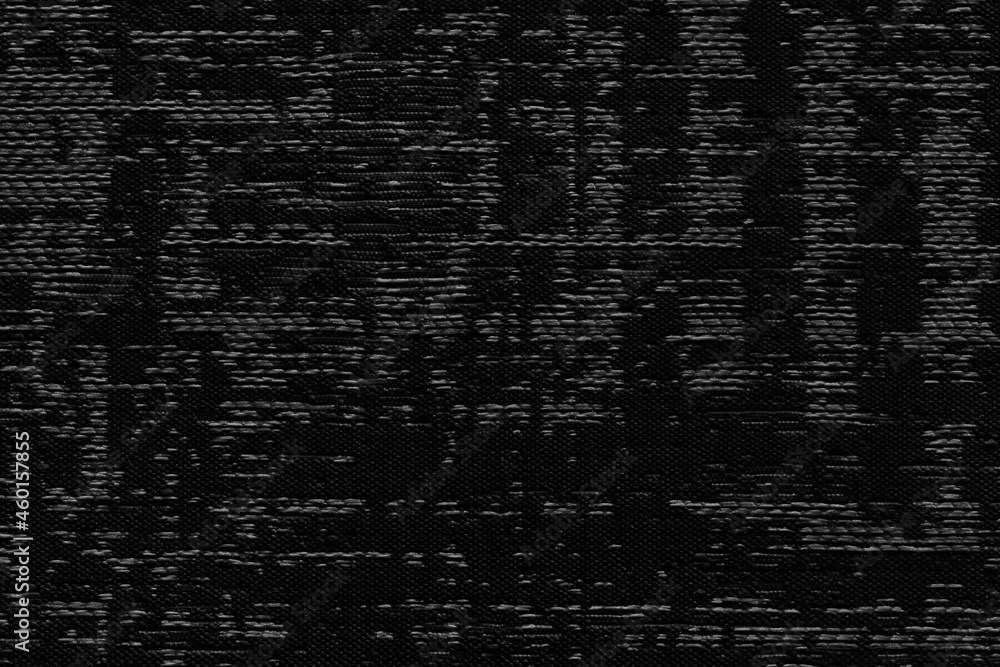 Poster black fabric texture background. detail of canvas textile material.