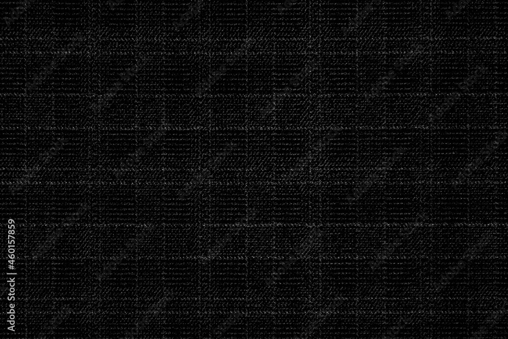 Poster black fabric texture background. detail of canvas textile material.