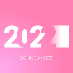 2022 - Bonne année - happy new year - coeur 