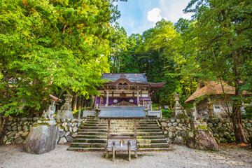 岐阜県白川郷　白川八幡神社