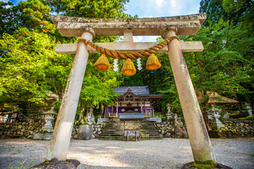 岐阜県白川郷　白川八幡神社
