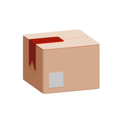 Black Friday 03 Package 3D Rendering Illustration Element