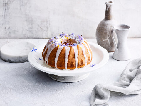 Meyer lemon creme fraiche & poppyseed bundt cake