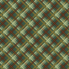 Green Plaid seamless texture, tartan seamless pattern, Abstract Fall wallpaper, Classic plaid, Decorative plaid illustration, For gift card, wrapping, certificate, wedding, textile