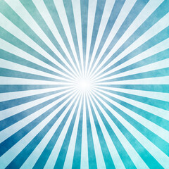White and blue Sunburst Pattern Background. Rays. Sunburst background. White and blue radial background.