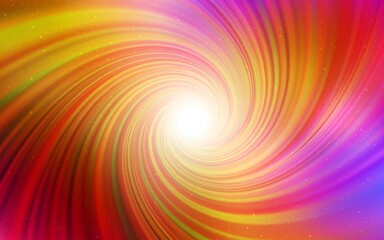 Light Multicolor vector template with space stars.