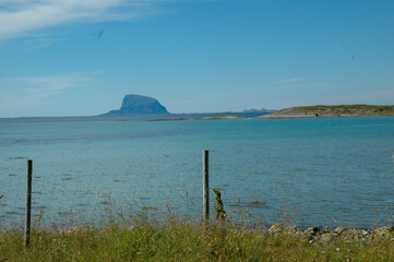 Island, Tomma, Helgeland, Norway, view of Lovund