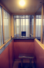 Prison visitation booth