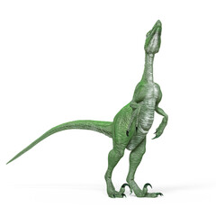 Fototapeta premium deinonychus is looking up
