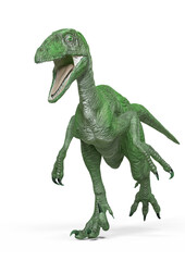 deinonychus is walking