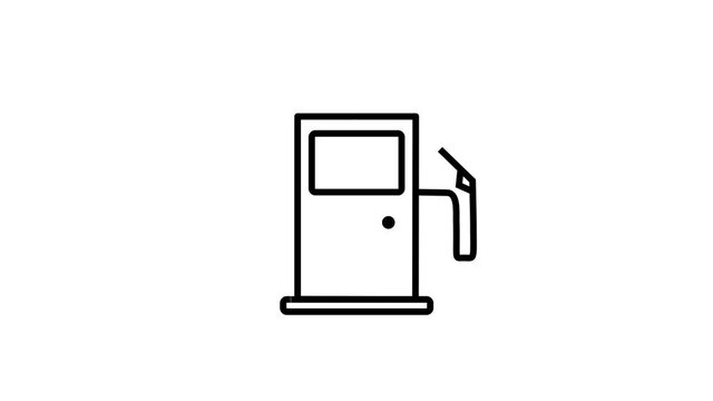 Fuel Pump icon, Petrol shortage crisis symbol